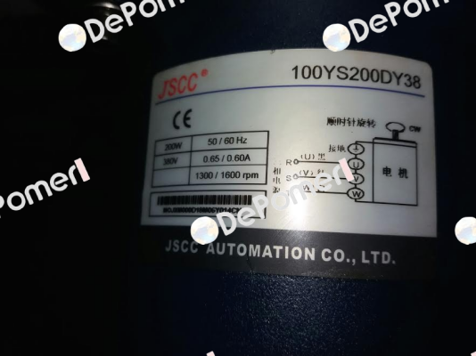 100YS200DY38  JSCC AUTOMATION CO., LTD.