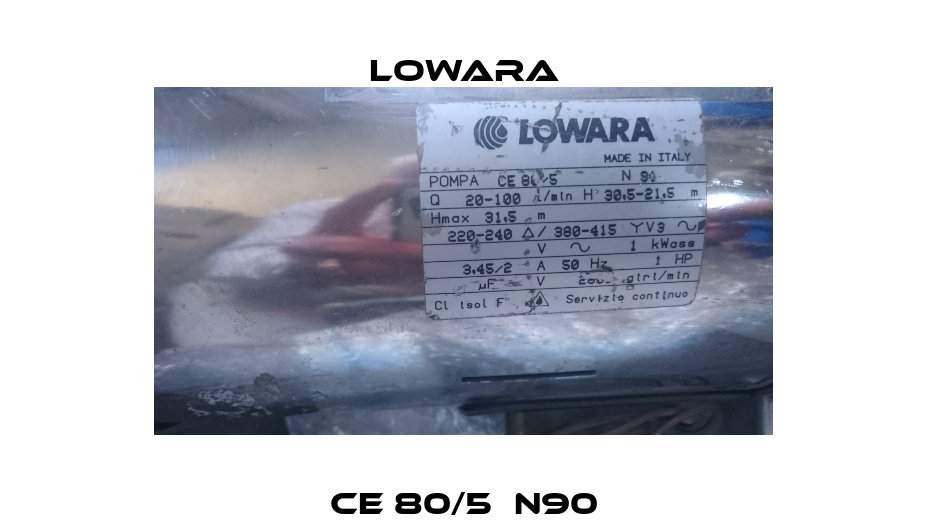 CE 80/5  N90 Lowara
