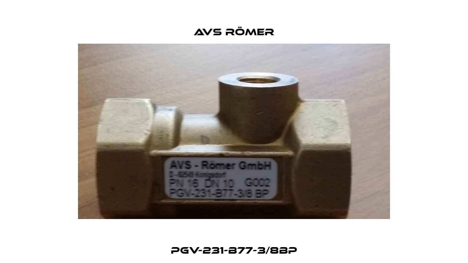 PGV-231-B77-3/8BP Avs Römer