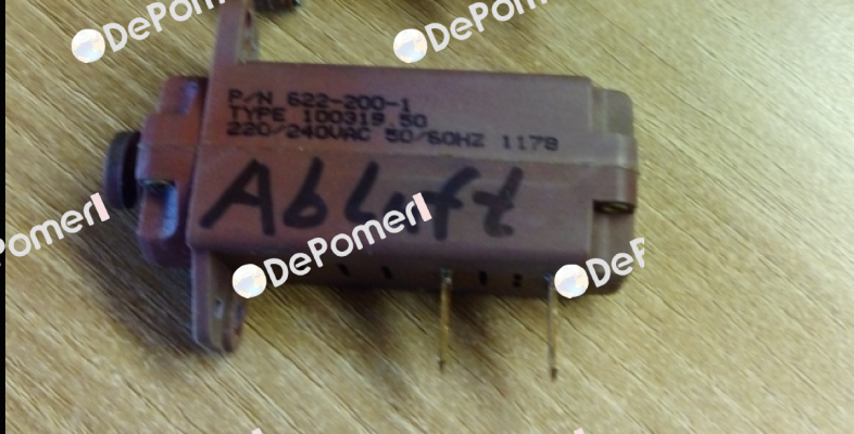 P/N: 622-220, Type: 100319.50 Eltek