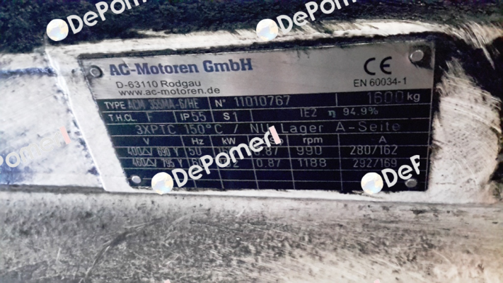 Type ACM 355 MA-6  AC Motoren
