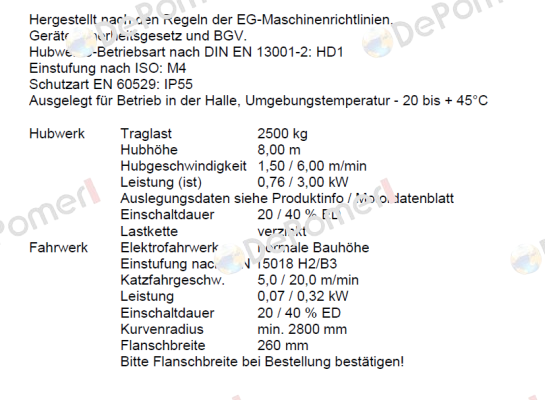 ST 5025-6/1,5 1/1  Stahl CraneSystems