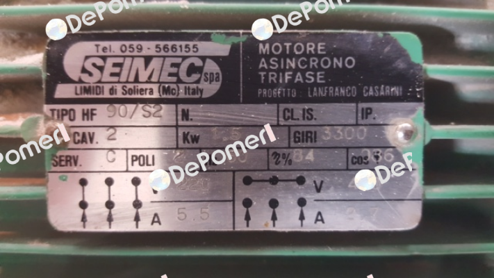 TIPO HF 90/S2  Seimec (Rossi)