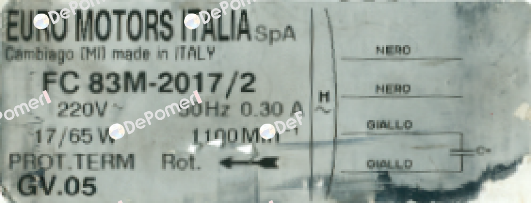 FC83M-2017/2 Euro Motors Italia