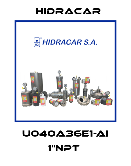 U040A36E1-AI 1"NPT  Hidracar