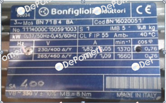 BN 71B 4 BA B5 Bonfiglioli