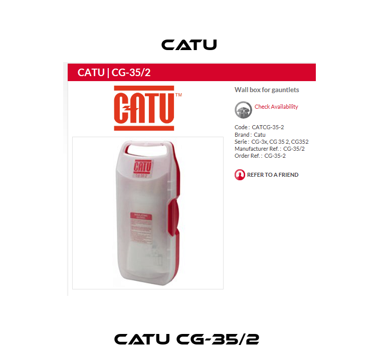 CATU CG-35/2  Catu