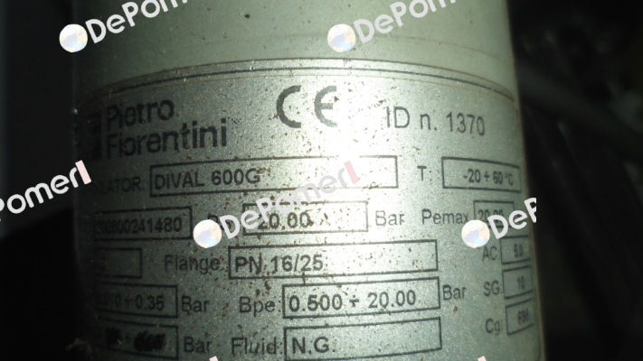 DIVAL 600G PN 16/25  Pietro Fiorentini