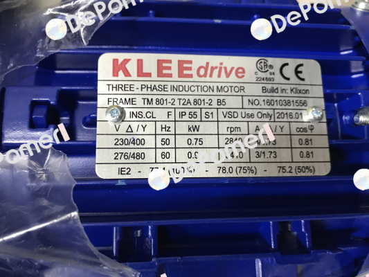 TM 801-2 T2A 801-2 B5  similar motor MS2 8024  Kleedrive