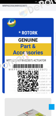 WRP82356(W8932307)    Rotork