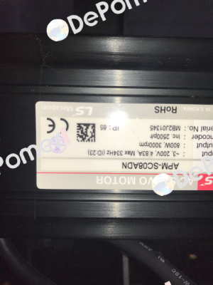 APM - SC08 ADN obsolete, alternative Yaskawa motor SGMJV08 + driver SGDV5R5  LS Mecapion