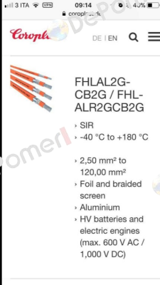 FHLAL2G-CB2G/FHL-ALR2GCB2G  35 mm2  Coroplast