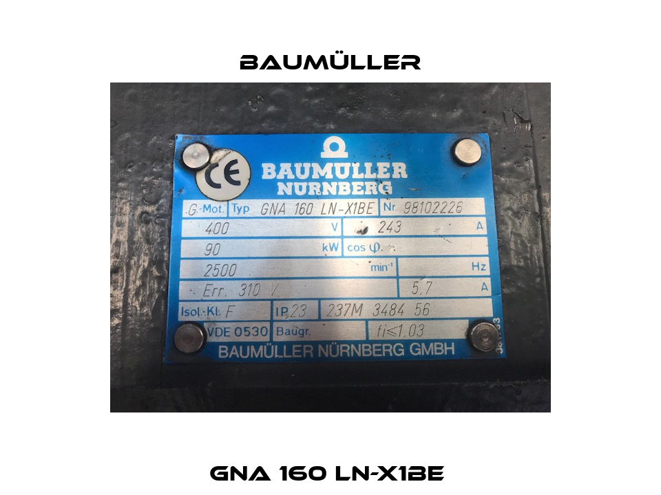 GNA 160 LN-X1BE  Baumüller