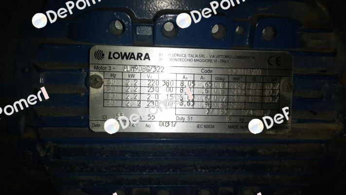 PLM90BG/ 322 (50A01RW00) Lowara