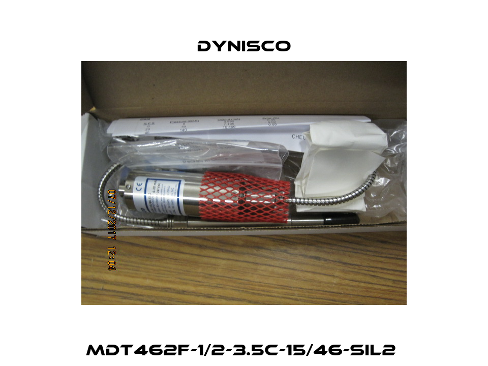 MDT462F-1/2-3.5C-15/46-SIL2  Dynisco