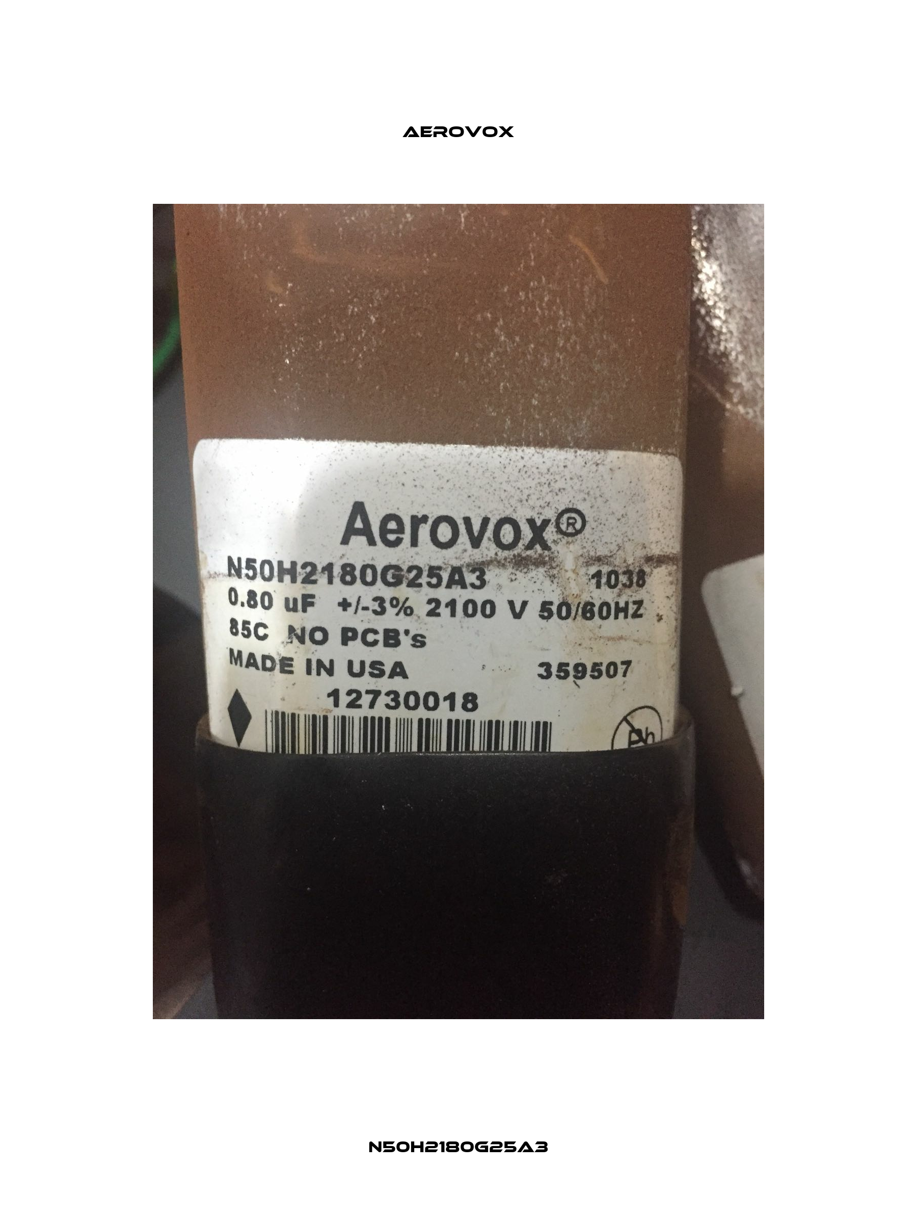 N50H2180G25A3 Aerovox