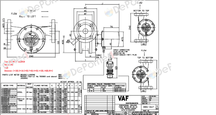 B5025C13  VAF Instruments