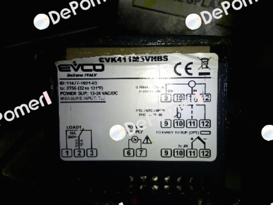 old code: EVK411M3VHBS, new code: EV3411M3 EVCO - Every Control