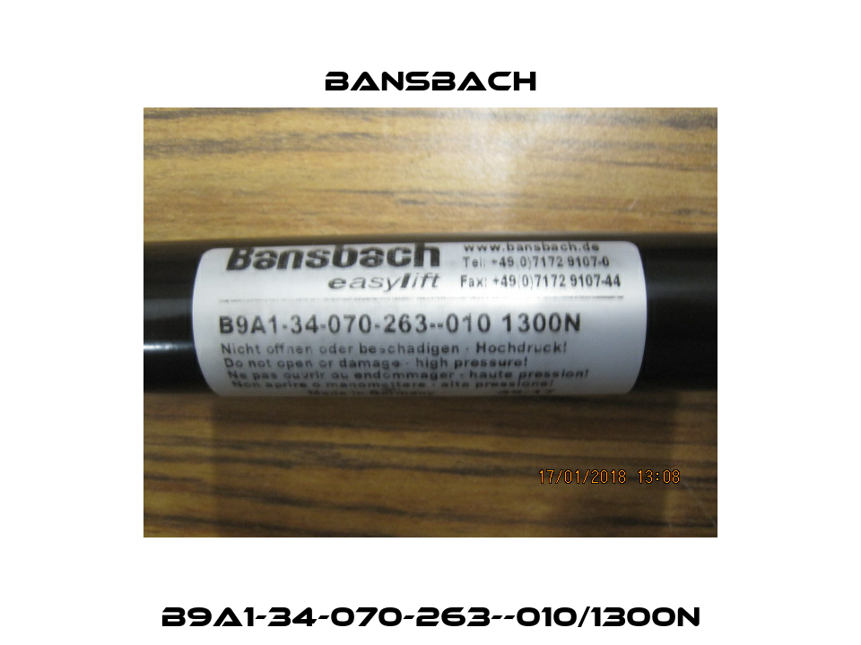 B9A1-34-070-263--010/1300N Bansbach
