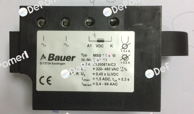 MSG 1.5.480I Bauer