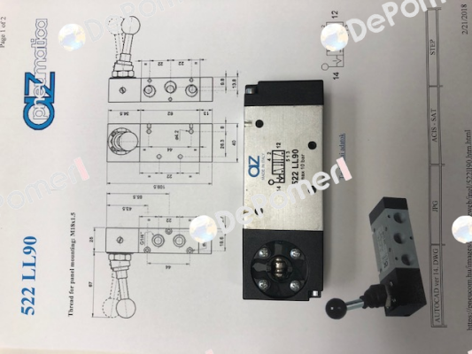522 LL90 AZ Pneumatica