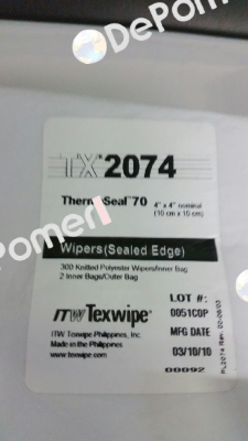TX2074 (pack 6000 pcs)  Texwipe