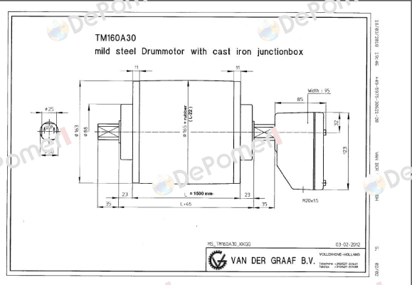 TM160A30-0410-1500  Van der Graaf