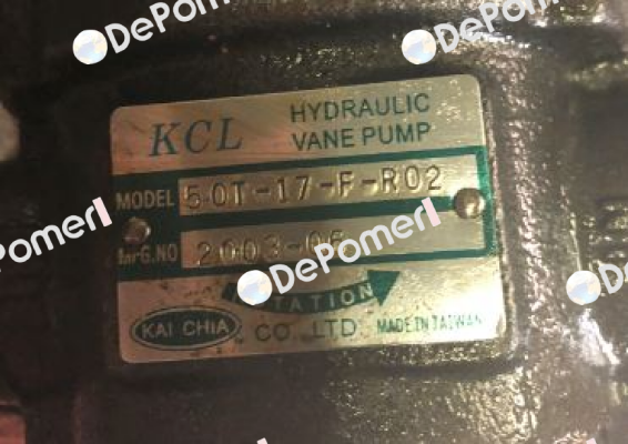50T-17-F-R02—1 KCL HYDRAULIC PUMPS