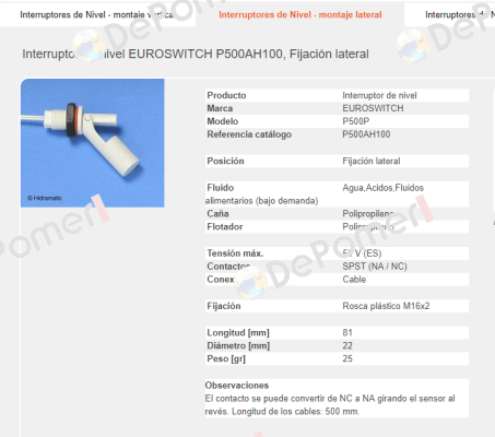 P 500AH-100 Euroswitch