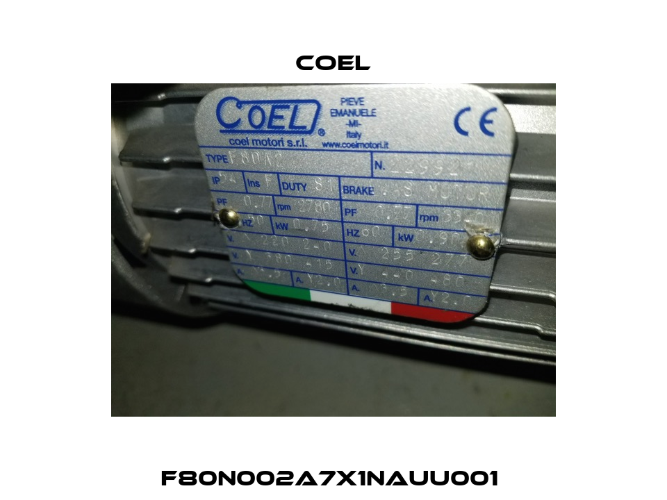 F80N002A7X1NAUU001  Coel