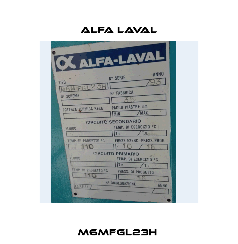 M6MFGL23H  Alfa Laval