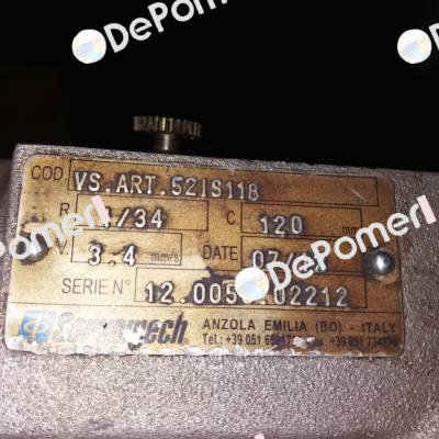 S/N: 12.0050.02212 (OEM)  Servomech