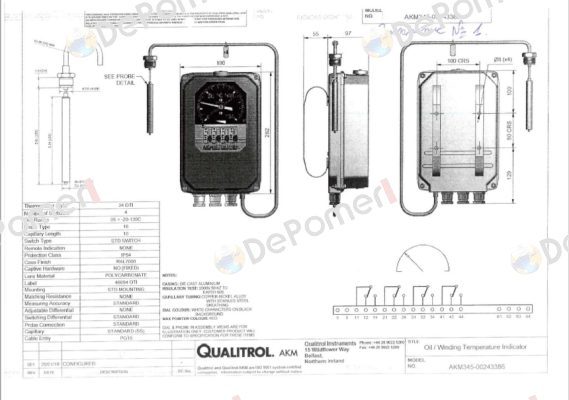 AKM345-00243386 Qualitrol