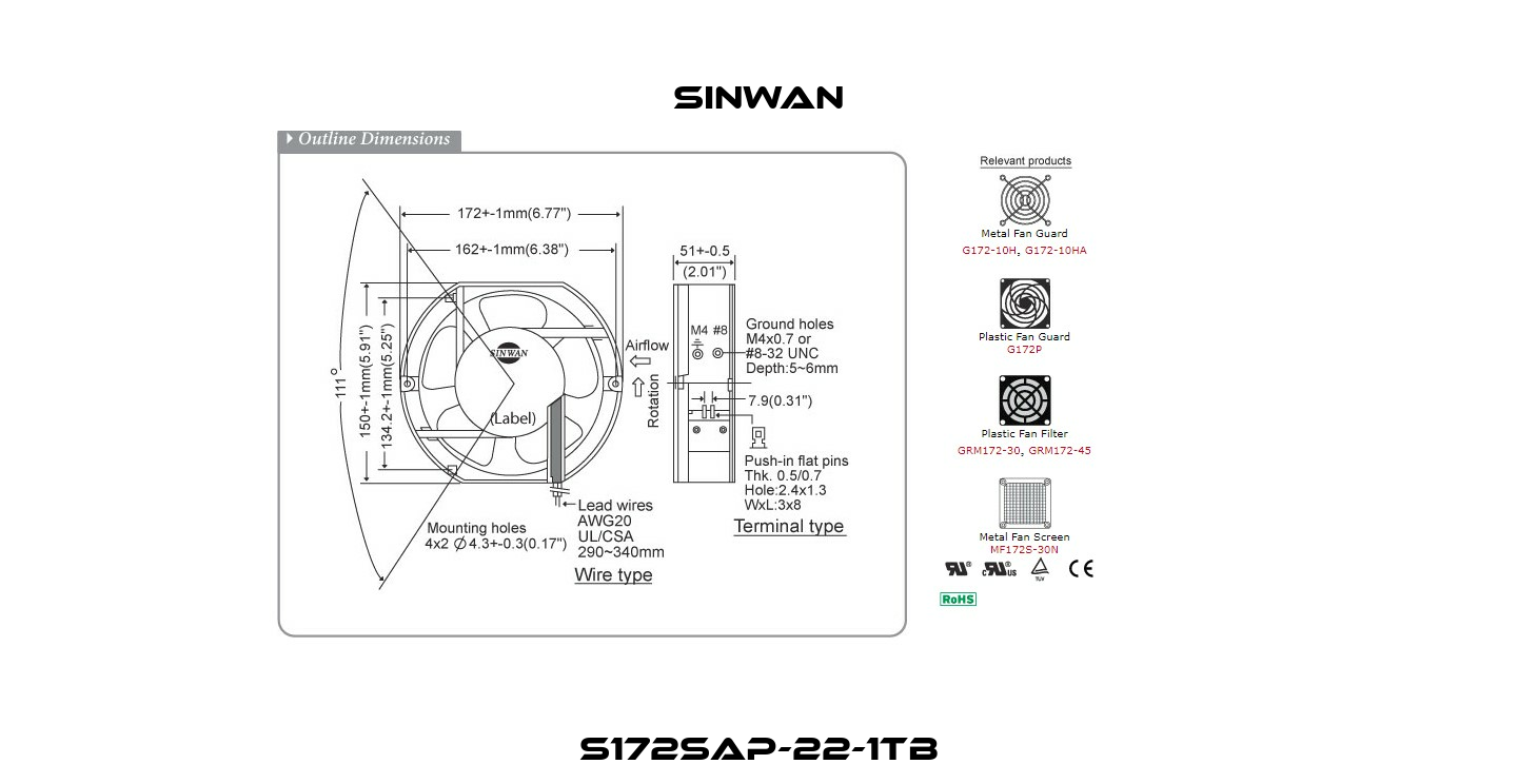 S172SAP-22-1TB Sinwan