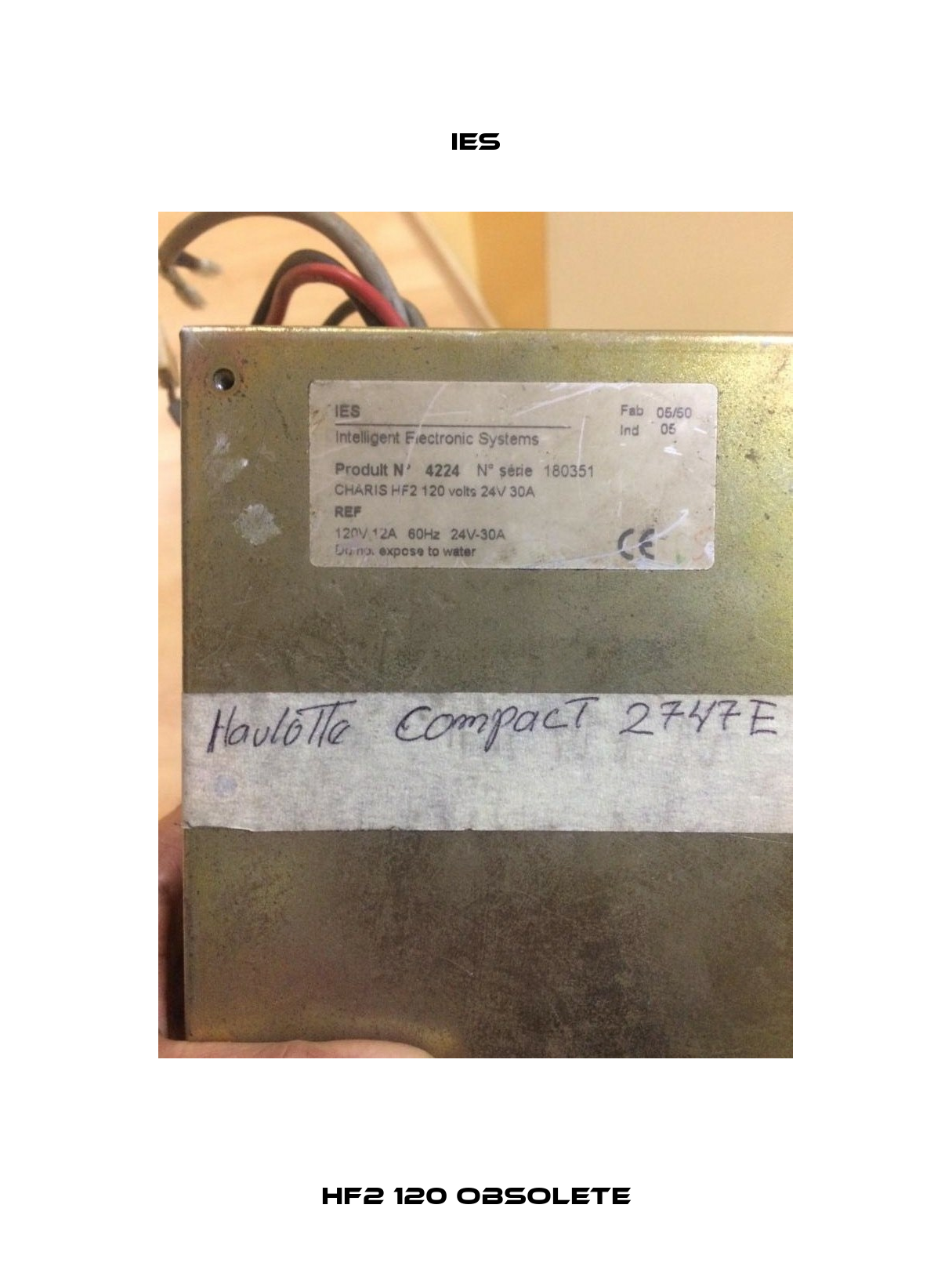 HF2 120 obsolete IES
