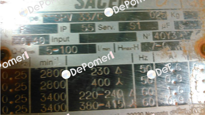 SPV33/C Sacemi