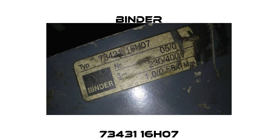 73431 16H07 Binder