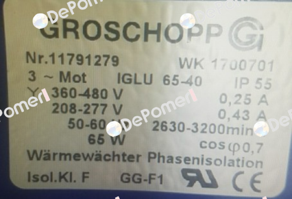 1791279) IGLU65-40 Groschopp