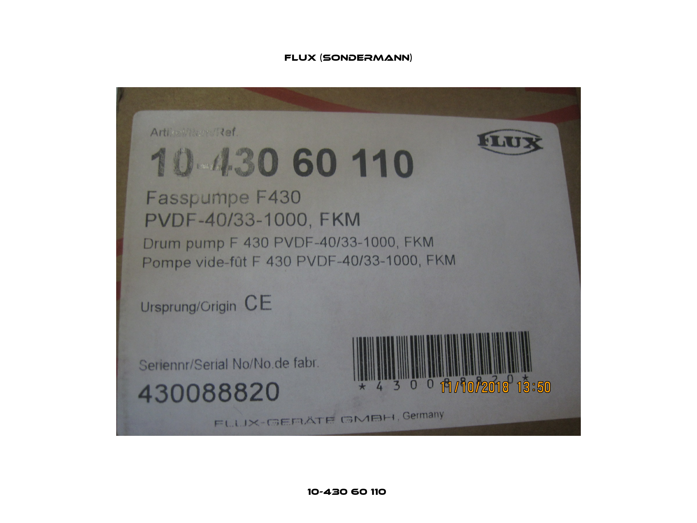 10-430 60 110  Flux (Sondermann)