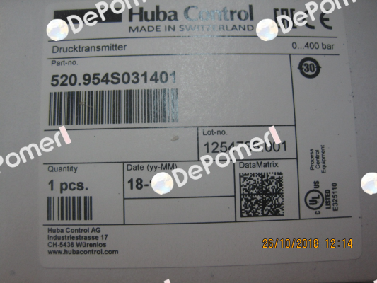 520.954S031401 Huba Control