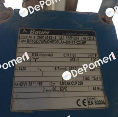 BF40Z-74W/DHE08LA4-D/HT1-C2-SP Bauer
