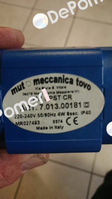 7.013.00181, new code 7.013.00401 Mut Meccanica Tovo SpA