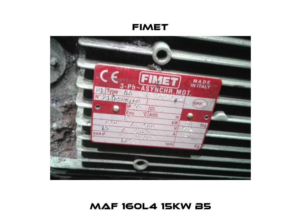 MAF 160L4 15KW B5 Fimet