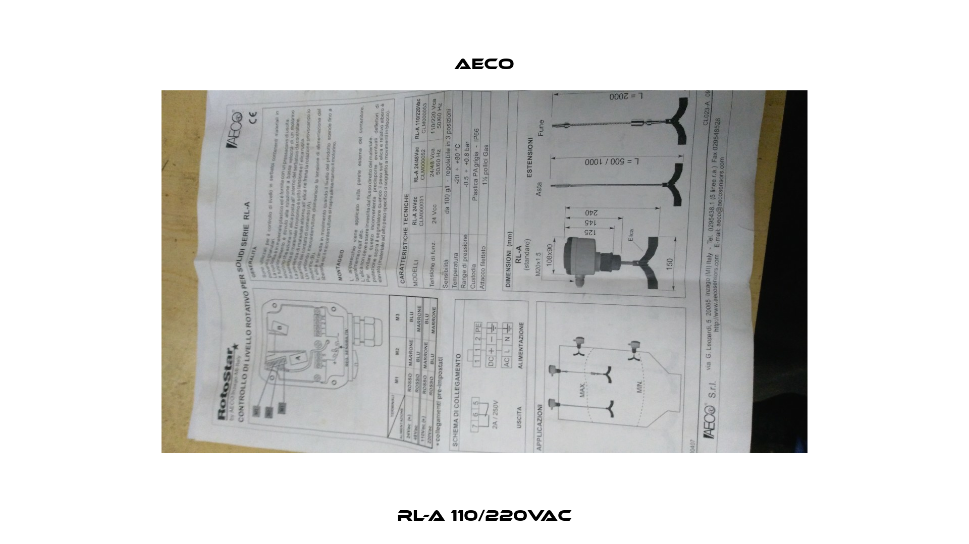 RL-A 110/220Vac Aeco