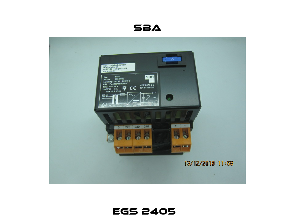 EGS 2405   SBA