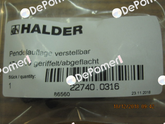 22740.0316 (EH 22740) Halder