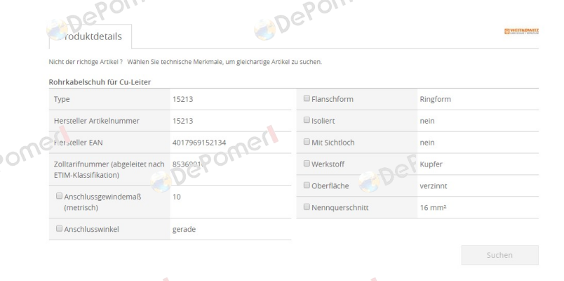 15213 (1 pack-100 pcs) WEITKOWITZ