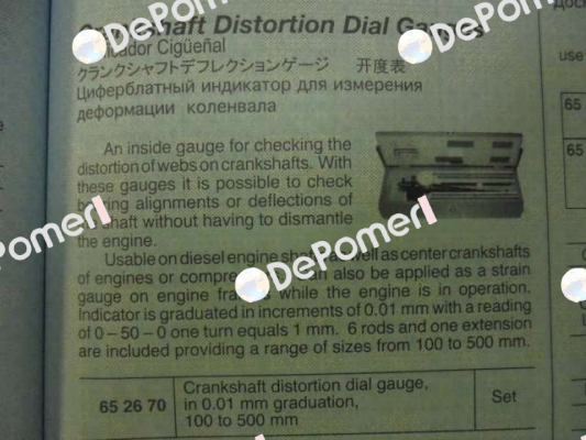 65 26 70 Starrett