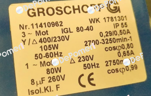 IGKU 80-40 Groschopp