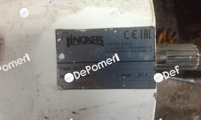 8GD70-0221452 Inoxpa